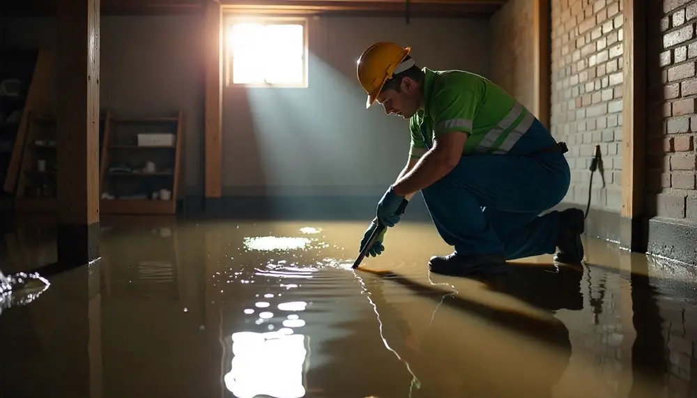 Professional water damage restoration services in Evansville, IL